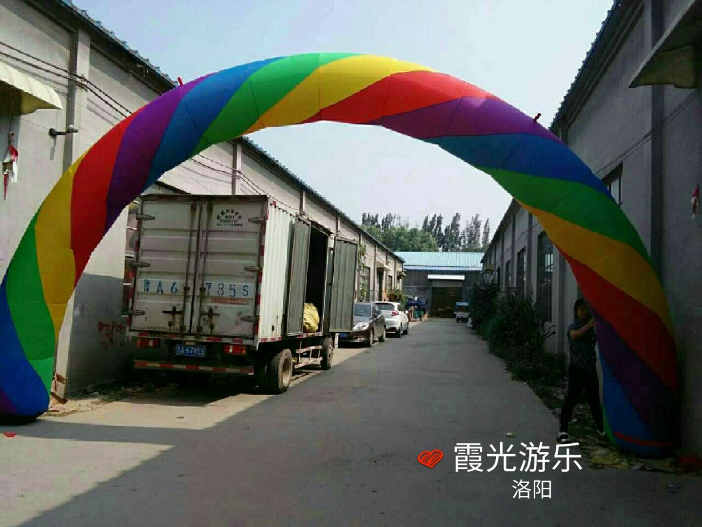 深圳彩虹喷绘气模
